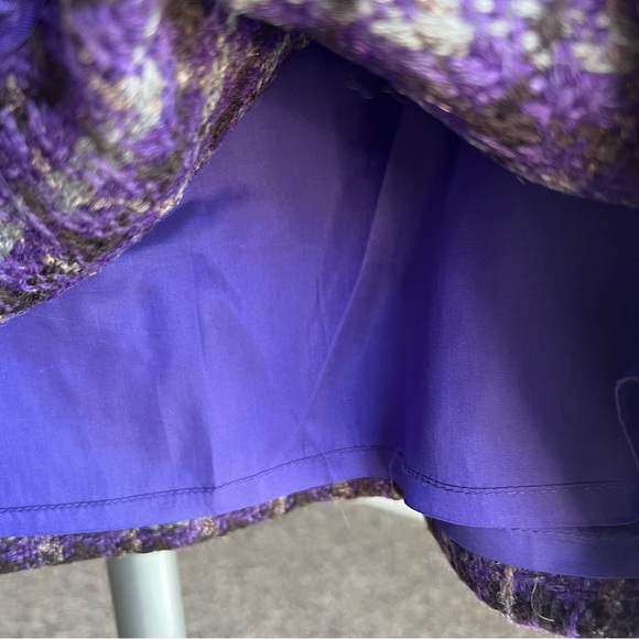 J. Crew Purple Tweed Mini Skirt - Picture 5 of 7